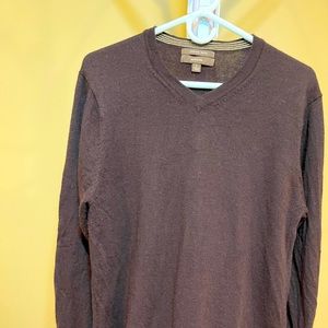 Brown V neck Men’s sweater